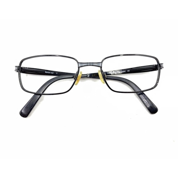 Oakley Rotor 4.0 Polished Black Grey Metal Eyeglasses Frames 52-18 135 Men Women - Picture 12 of 12